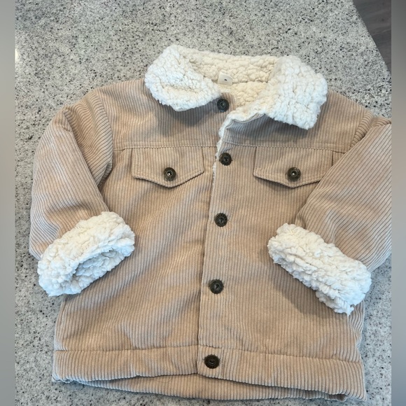Sherpa Corduroy Jacket Size 5T - Picture 1 of 7